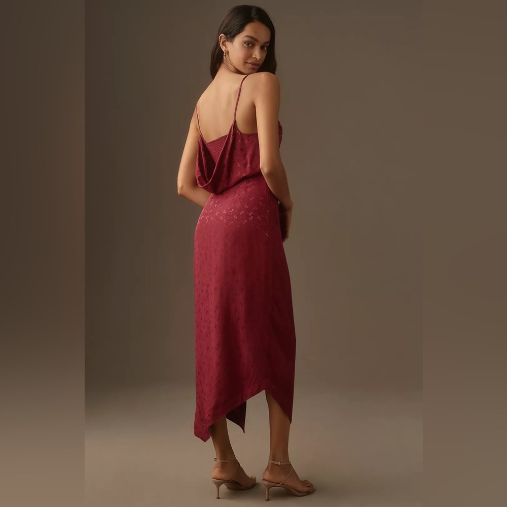 Anthropologie Asymmetrical Slip Midi Dress - Picture 2 of 4